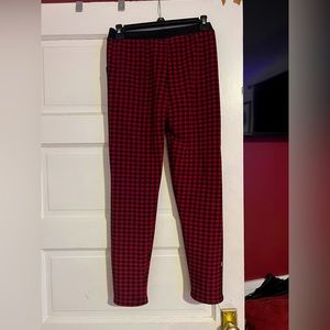 Red Plaid Leggings